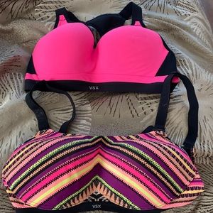 2 Victoria’s Secret Sports Bras 32D